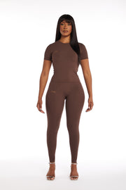 'ZARIAH' Leggings in Mocha