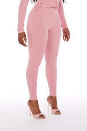 'CAS' Leggings in Blush