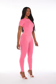 'ZARIAH’ Leggings in Hot Pink