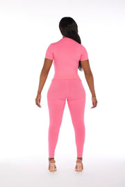 'ZARIAH’ Leggings in Hot Pink